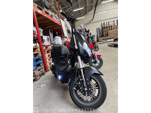 Elektrische scooter 45 km p/u edrive, raptor, zwart - afbeelding 6 van  13