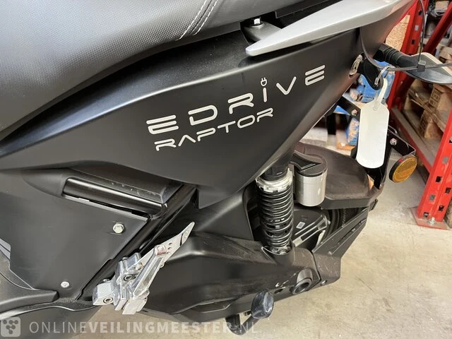Elektrische scooter 45 km p/u edrive, raptor, zwart - afbeelding 10 van  13
