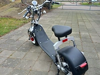 Elektrische scooter, grijs / chroom, bouwjaar 2021 - afbeelding 2 van  11