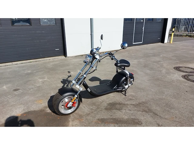 Elektrische scooter, grijs / chroom, bouwjaar 2021 - afbeelding 1 van  11