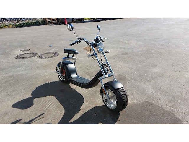 Elektrische scooter, grijs / chroom, bouwjaar 2021 - afbeelding 5 van  11