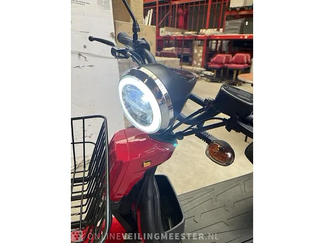 Elektrische scooter met drie wielen/driewieler edrive, cargo 3, rood - afbeelding 2 van  15