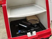 Elektrische scooter met drie wielen/driewieler edrive, cargo 3, rood - afbeelding 4 van  15