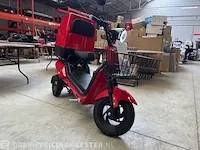 Elektrische scooter met drie wielen/driewieler edrive, cargo 3, rood - afbeelding 8 van  15
