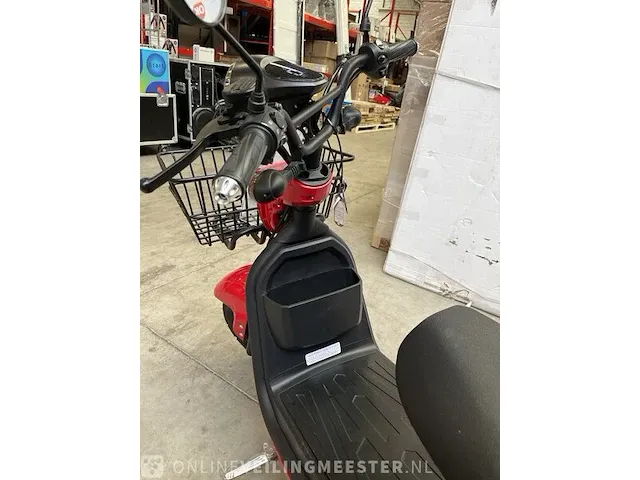 Elektrische scooter met drie wielen/driewieler edrive, cargo 3, rood - afbeelding 13 van  15