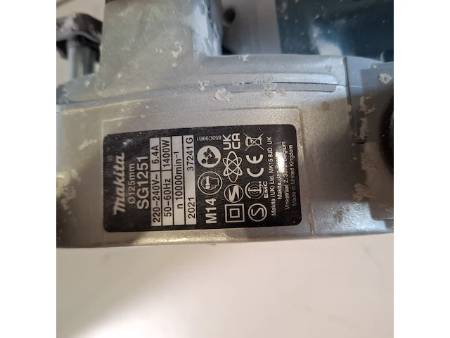 Elektrische sleuvenfrees, makita, sg1251, 2021 - afbeelding 3 van  8