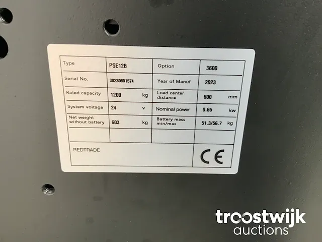 Elektrische stapelaar 3.6m - afbeelding 3 van  15