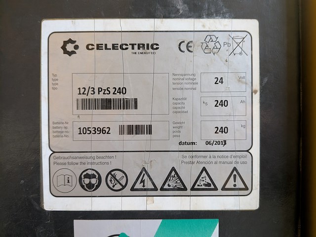 Elektrische stapelaar, atlet, ts/140sdtfvp480, 2009 - afbeelding 18 van  29