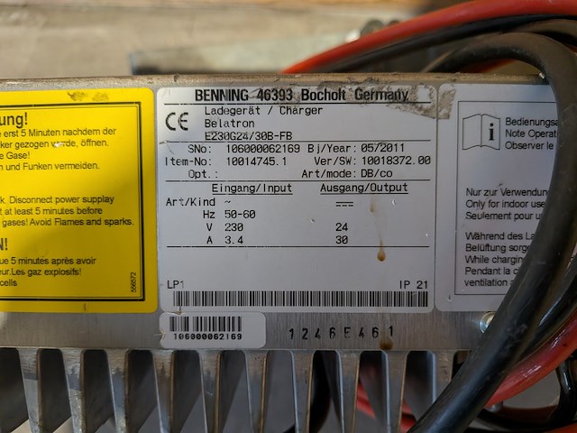 Elektrische stapelaar, atlet, ts/140sdtfvp480, 2009 - afbeelding 21 van  29