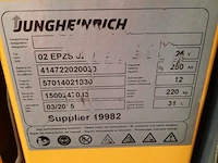 Elektrische stapelaar jungheinrich, erc 14, bouwjaar 1998 - afbeelding 4 van  13