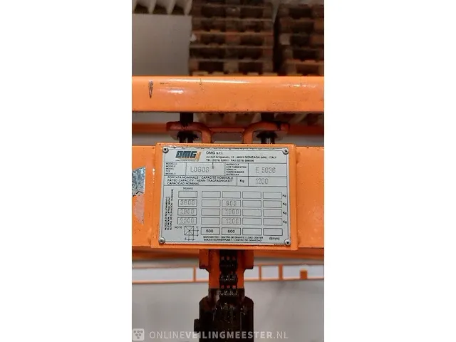 Elektrische stapelaar omg, logos, bouwjaar 2001 - afbeelding 6 van  16