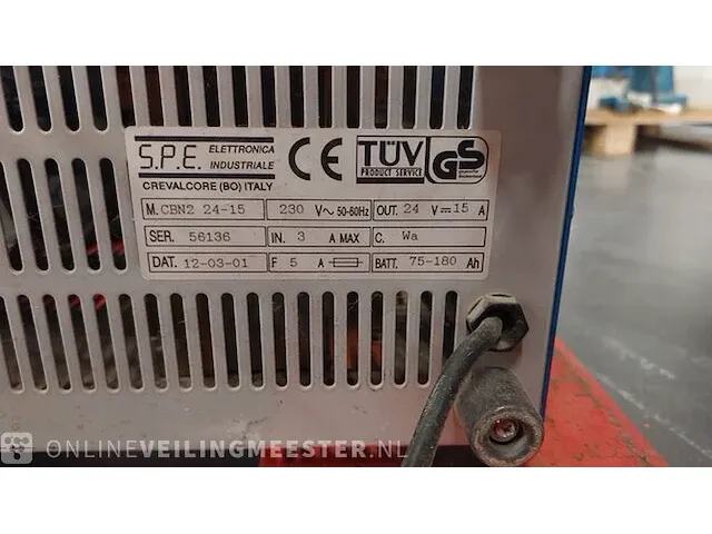 Elektrische stapelaar omg, logos, bouwjaar 2001 - afbeelding 8 van  16