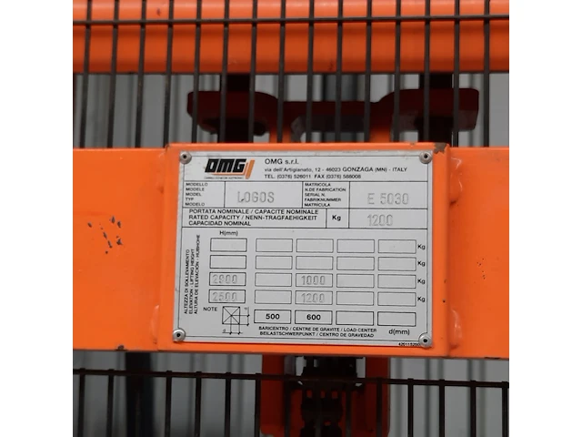 Elektrische stapelaar, omg, logos e5030 - afbeelding 11 van  19