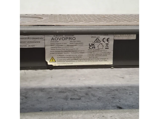 Elektrische step, aovopro, es80, 2023 - afbeelding 8 van  9