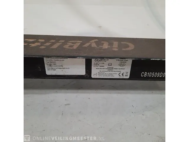 Elektrische step cityblitz, cb050sz, bouwjaar 2019 - afbeelding 10 van  14