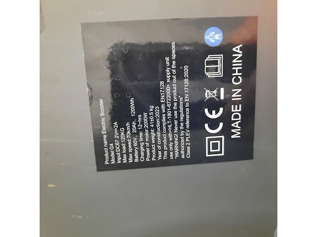 Elektrische step kukirin, g4, bouwjaar 2023 - afbeelding 13 van  22