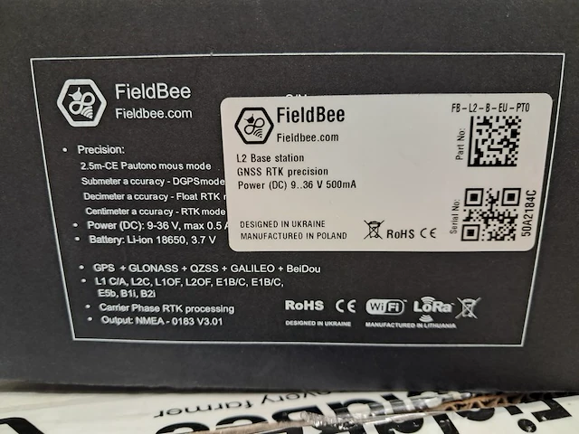 Elektrische stuuraandrijving gps tandwiel agjunction/ fieldbeertk-gps , mdu rtk gps, zwart, bouwjaar 2022 - afbeelding 12 van  13