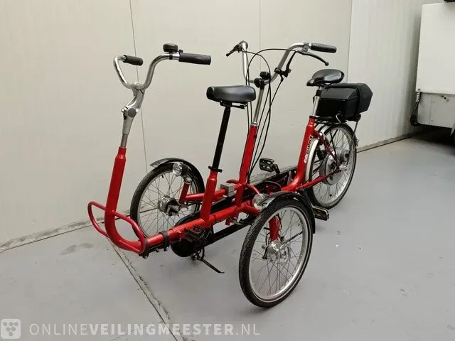 Elektrische tandem driewielfiets co-pilot - afbeelding 2 van  8