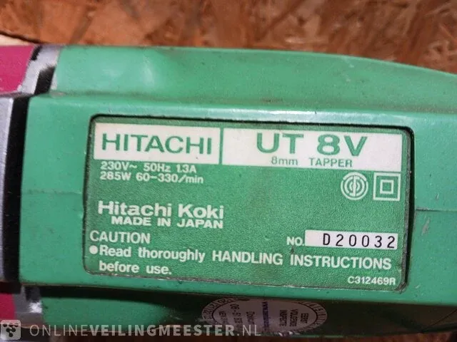 Elektrische tapmachine hitachi, ut 8v - afbeelding 3 van  3