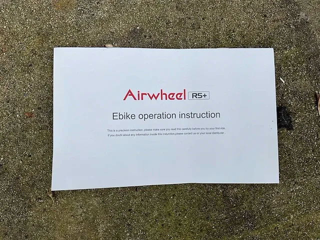 Elektrische trident airwheel r5+ vouwfiets - afbeelding 3 van  11
