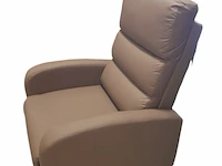 Elektrische verstelbare relaxfauteuil, bruin brown, 2024 - afbeelding 2 van  4