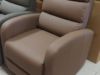 Elektrische verstelbare relaxfauteuil, bruin brown, 2024 - afbeelding 3 van  4
