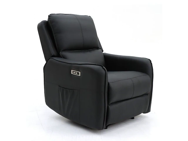 Elektrische verstelbare relaxfauteuil met massagefunctie, black, 2024 - afbeelding 1 van  8