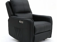 Elektrische verstelbare relaxfauteuil met massagefunctie, black, 2024 - afbeelding 1 van  8