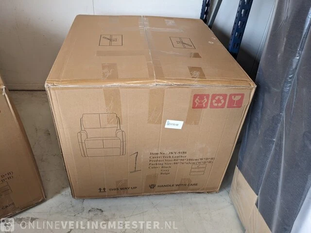 Elektrische verstelbare relaxfauteuil met massagefunctie, black, 2024 - afbeelding 8 van  8