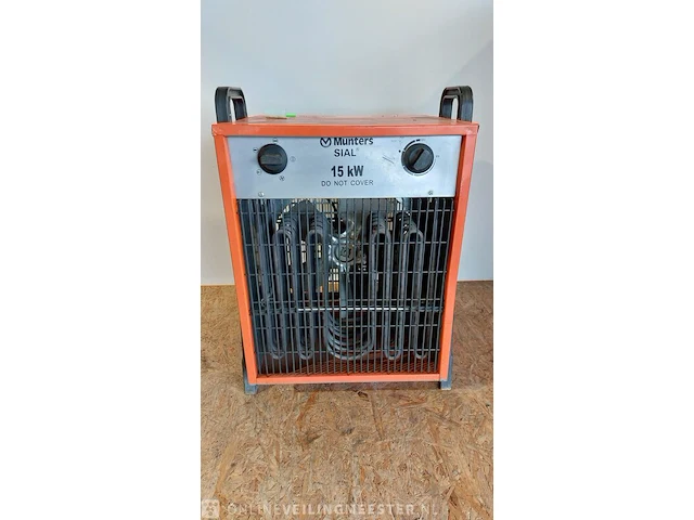 Elektrische verwarmer 15 kw, 380v sial / munters, rpl 15 ft, bouwjaar 2010 - afbeelding 1 van  5