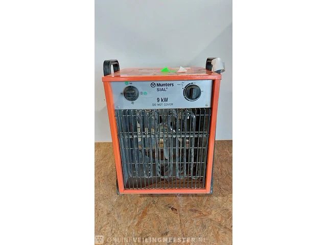 Elektrische verwarmer 9 kw, 380v sial / munters, rpl 9 ft, bouwjaar 2011 - afbeelding 1 van  5