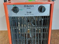 Elektrische verwarmer 9 kw, 380v sial / munters, rpl 9 ft, bouwjaar 2011 - afbeelding 1 van  5