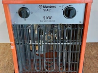 Elektrische verwarmer 9 kw, 380v sial / munters, rpl 9 ft, bouwjaar 2011 - afbeelding 1 van  5