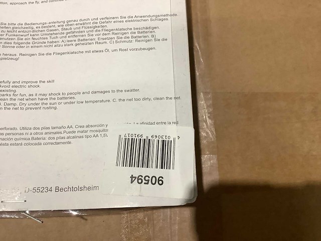 Elektrische vliegenmepper (180x) - afbeelding 3 van  6