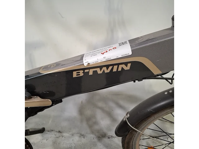 Elektrische vouwfiets, btwin, e-hoptown 500 - afbeelding 10 van  20