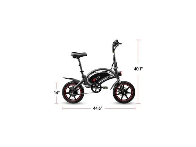 Elektrische vouwfiets dyu - afbeelding 2 van  3