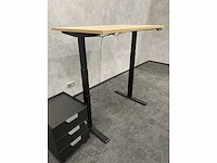 Elektrish zit-sta bureau 120x80 met ladeblok - afbeelding 5 van  14