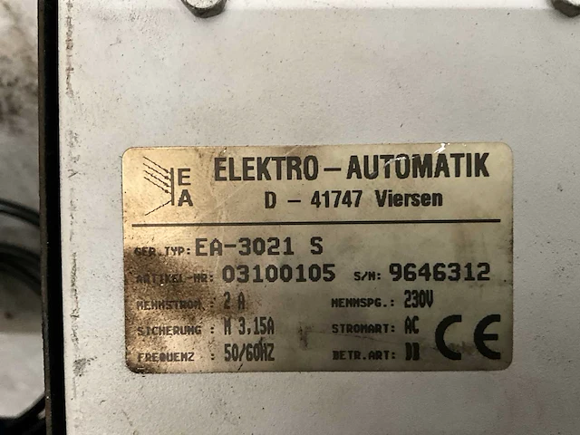 Elektro-automatik regelbare voeding - afbeelding 7 van  8