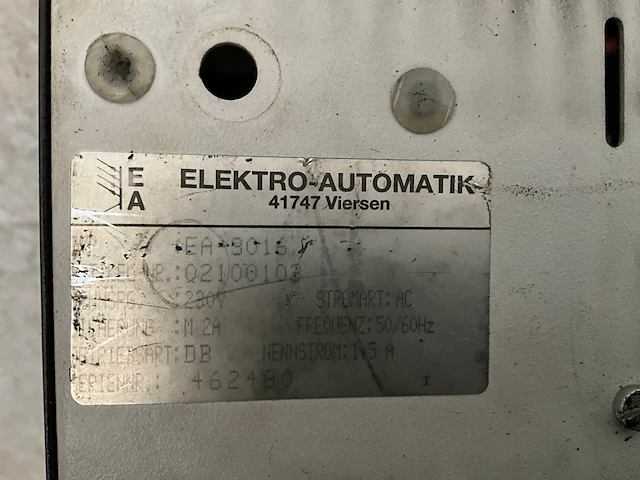 Elektro-automatik regelbare voeding - afbeelding 8 van  8