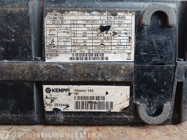Elektro kemppi, minarc 150, bouwjaar 2017 - afbeelding 10 van  11