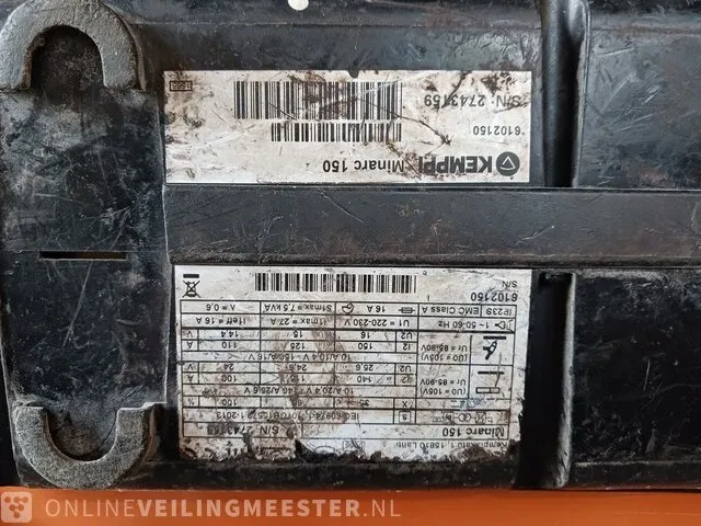 Elektro kemppi, minarc 150, bouwjaar 2019 - afbeelding 7 van  15