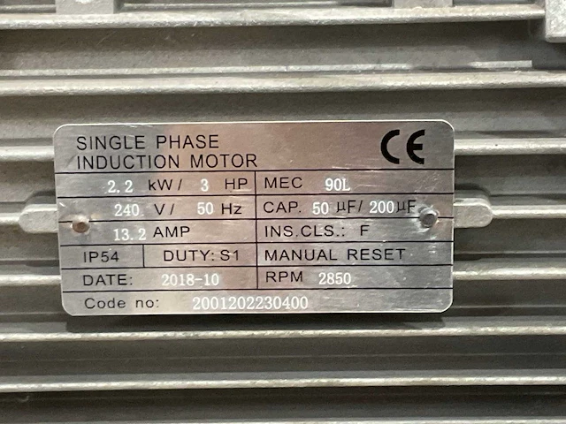 Elektro motor 2.2 kw (18x) - afbeelding 8 van  9