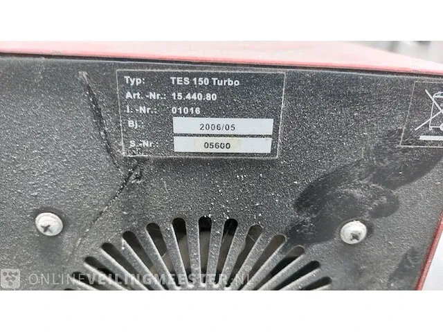 Elektrode lasapparaat topcraft, tes 150 turbo, 2006 - afbeelding 5 van  6