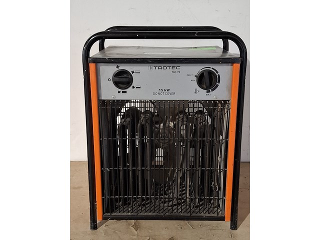 Elektroheater 15kw 400v trotec, tds 75, bouwjaar 2014 - afbeelding 1 van  7