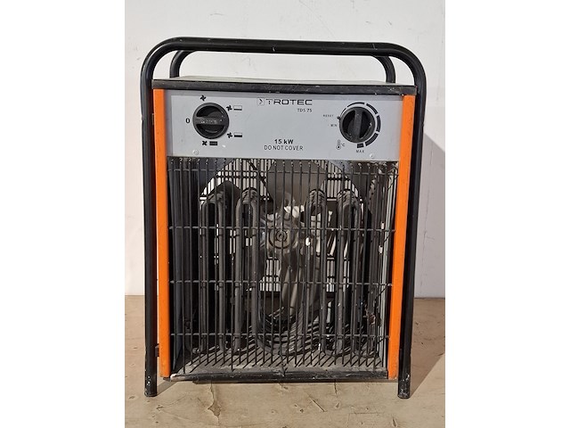 Elektroheater 15kw 400v trotec, tds 75, bouwjaar 2014 - afbeelding 1 van  7