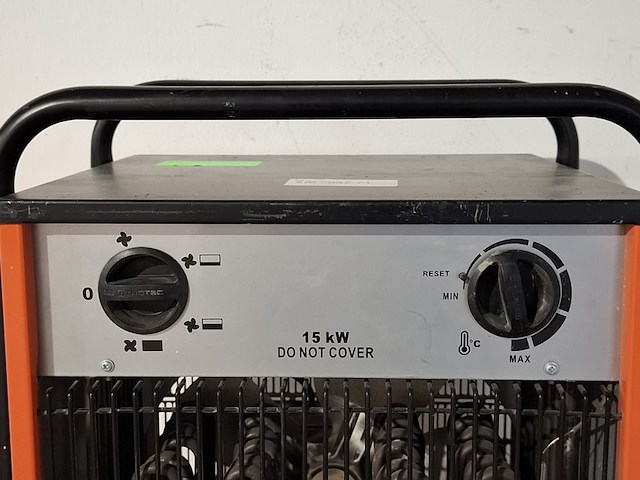 Elektroheater 15kw 400v trotec, tds 75, bouwjaar 2017 - afbeelding 2 van  7