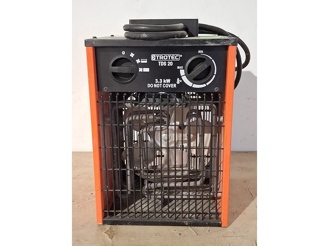 Elektroheater 3kw 230v trotec, tds 20, bouwjaar 2014 - afbeelding 1 van  6