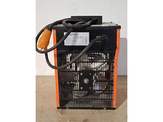 Elektroheater 3kw 230v trotec, tds 20, bouwjaar 2014 - afbeelding 4 van  6