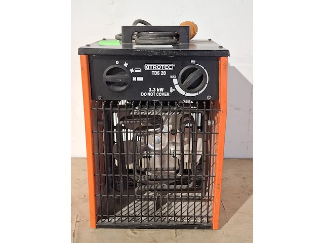 Elektroheater 3kw 230v trotec, tds 20, bouwjaar 2014 - afbeelding 1 van  6