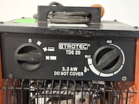 Elektroheater 3kw 230v trotec, tds 20, bouwjaar 2014 - afbeelding 2 van  6